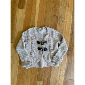 Emma's Garden 24m 2t Baby Cableknit Sweater Beige Fall Neutral